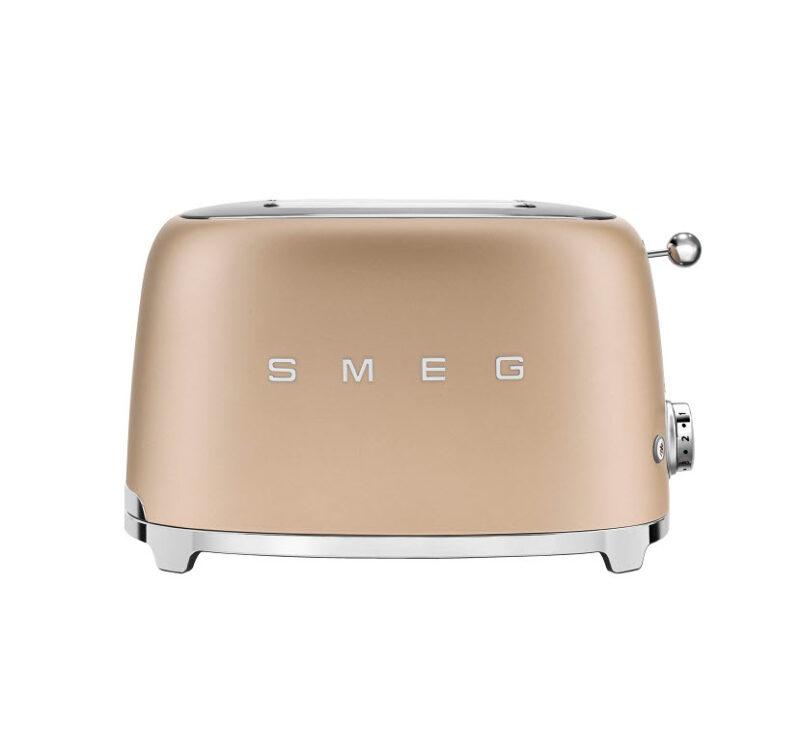 Toaster SMEG TSF01CHMEU matte gold